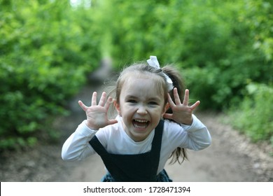 Happy Child Happy Little Girl Found Stock Photo 1728471394 | Shutterstock