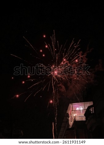 happy chinese new year firework