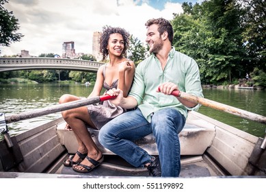 Happy Couple Having Fun On Boat Stock Photo 551199892 | Shutterstock