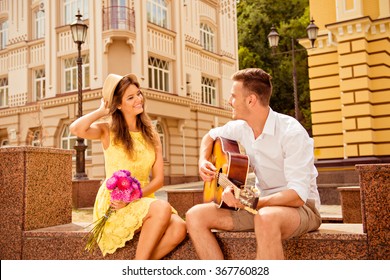 Happy couple in love dating - Powered by Shutterstock