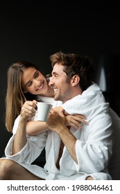 Happy couple in love enjoying wellness weekend - Shutterstock ID 1988046461