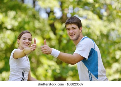Happy couple riding bicycle outdoors, health lifestyle fun love romance concept - Shutterstock ID 108823589