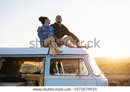 Image, Stock Photo camper vans