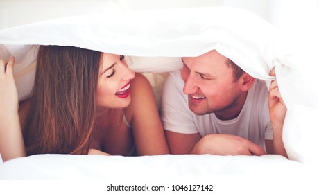 Happy Couple Under The Sheets, Intimacy