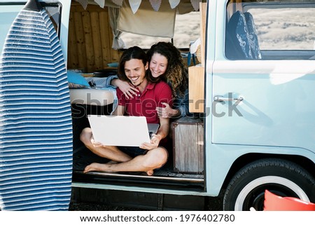 Similar – Image, Stock Photo camper vans