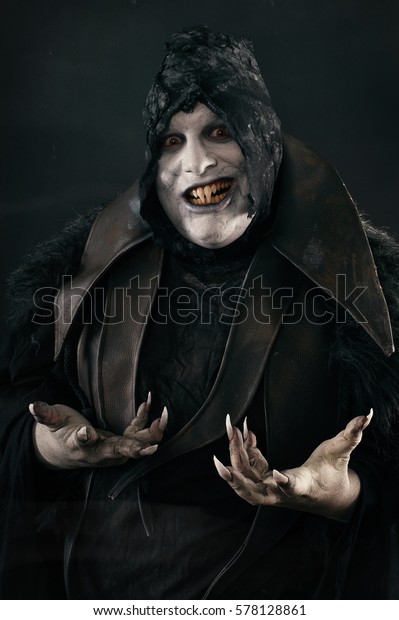 Happy Crazy Smiling Nightmare Vampire Large Stock Photo Edit Now