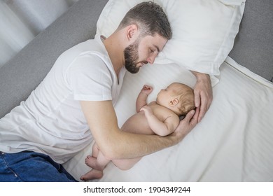 Naked Dad And Son In Bed