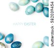 happy easter blue