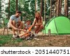 camping tent family