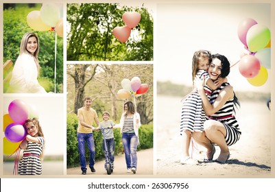 Happy Family Collage