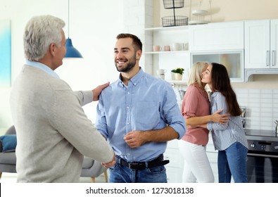 Happy family at home. Reunion of generations - Powered by Shutterstock