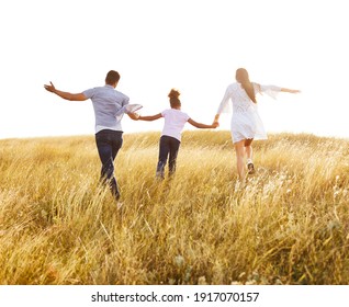 Happy Family  Together Bonding Outdoors