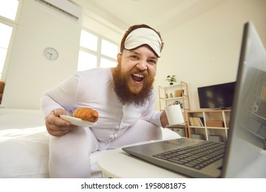 Fat Guy Computer Hd Stock Images Shutterstock
