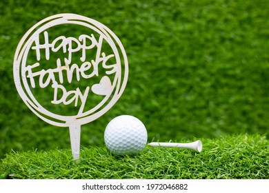 Happy Father's Day! Here's to hoping your day is filled with all your favorite things, including a round of golf with your friends or family. To make things extra special, we've placed a golf ball and - Powered by Shutterstock