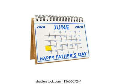 Happy Fathers Day June 2020 Calendar Stock Photo (Edit Now) 1365607244