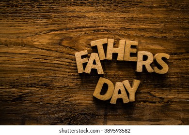 Happy Fathers Day Wooden Letters On Stock Photo 389561758 | Shutterstock