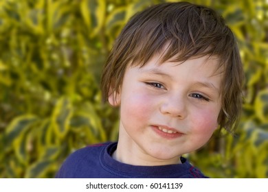 Happy Five Year Old Boy Posing Stock Photo 60141139 | Shutterstock