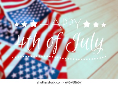 Happy Fourth of July USA Flag - Shutterstock ID 646788667