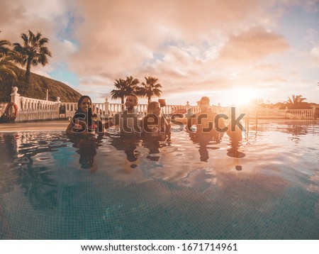 Similar – Image, Stock Photo angel of the waters Woman