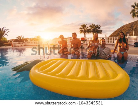 Similar – Image, Stock Photo angel of the waters Woman