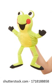 A Happy Frog Puppet, Hand Puppet Animal