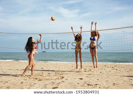 Similar – Image, Stock Photo La plage (un) Beach