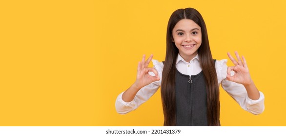 Happy Girl Child School Uniform Smile Stock Photo 2201431379 | Shutterstock