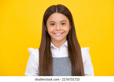 Happy Girl Face Positive Smiling Emotions Stock Photo 2176731723 