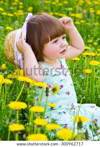 Similar – flower girl Gänseblümchen