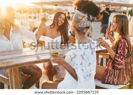 Similar – Image, Stock Photo On the beach