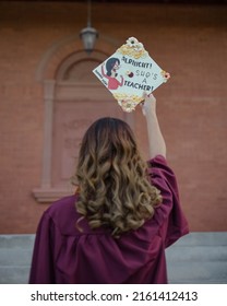 Happy Graduations In Cap And Gown Back Photos