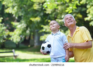 Happy Grandfather Child Have Fun Play Stock Photo 219896116 | Shutterstock