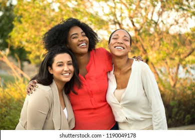 Happy Group Of Women Laughing.