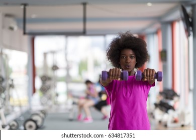 African american woman lifting weights Images, Stock Photos & Vectors ...