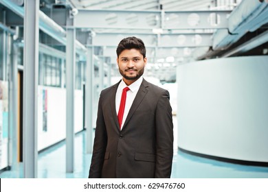 Happy Indian Business Man In Suit