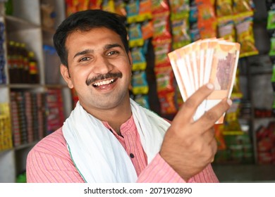 Happy Indian Couple Traditional Clothing Village Stock Photo (Edit Now ...