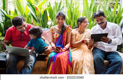 A Happy Indian Family