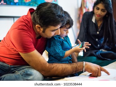 A Happy Indian Family