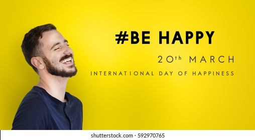 Happy International Day Of Happiness Concept