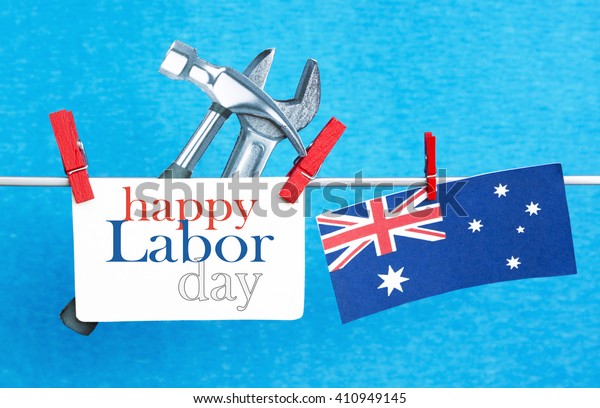 Happy Labor Day Australia Stock Photo (Edit Now) 410949145