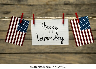 Happy Labor day greeting card or background. - Shutterstock ID 471549560
