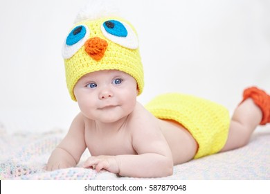 yellow chicken hat