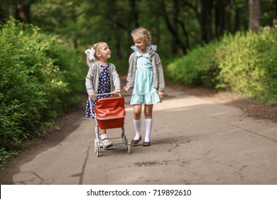 little girl baby doll stroller