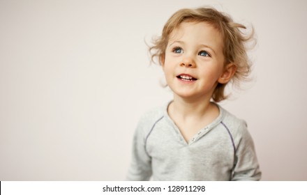 Happy Little Girl Portrait