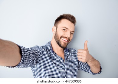 Guy with beard selfie