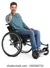 Similar Images, Stock Photos & Vectors of smiling disabled man in ...