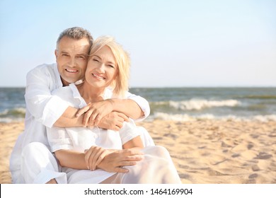 Happy Mature Couple At Sea Resort