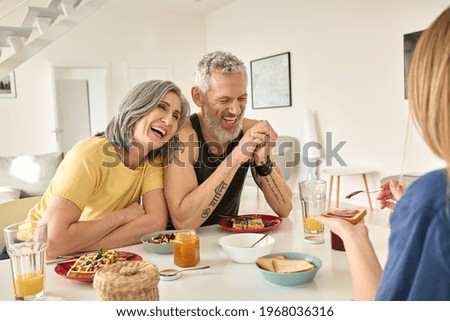 Similar – Image, Stock Photo Laughter is healthy Joy