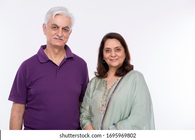 Happy Mature Indian Couple Portrait