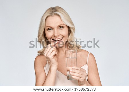 Similar – Image, Stock Photo Face of a glass head in black and white